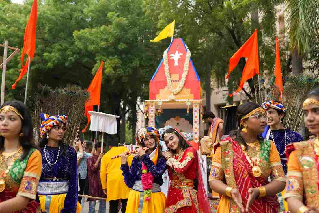 Parul University Cultural festivals and students performance photo 20